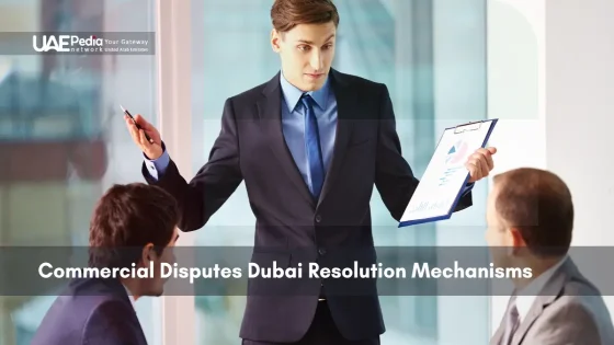 Business meeting with a man presenting dispute resolution options