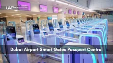 Smart Gates at Dubai Airport offering automated passport control.