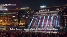 Concert at a Dubai Venue with Crowds
