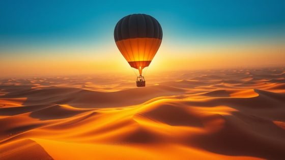 Hot Air Balloon Ride Dubai Desert