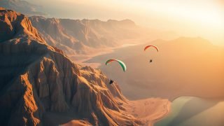 Paragliding in Ras Al Khaimah Mountains