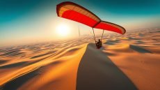 Paramotor Flight in Dubai Desert
