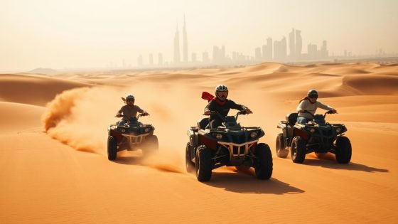 Quad Biking in Dubai Desert for Tourists