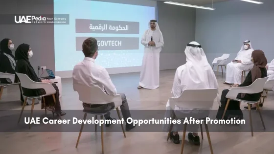 UAE employees attending a career development seminar
