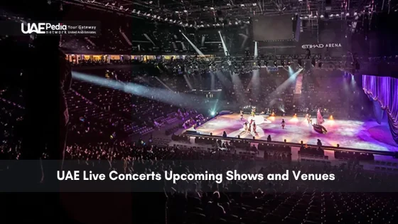 Audience in a stadium during a live concert with bright lights and performances