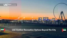 Sunset at a Beach Resort in UAE