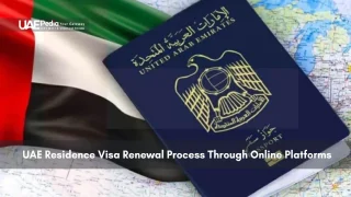 UAE passport on a map with UAE flag beside it