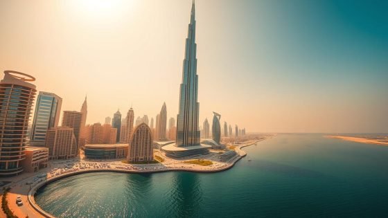 dubai creek harbour tower view