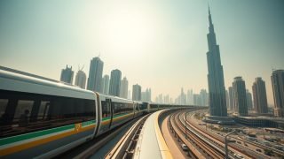 dubai metro green line stations map