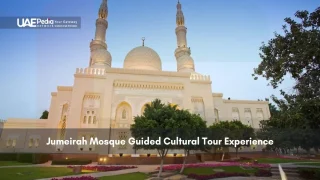 Exterior of Jumeirah Mosque during the day
