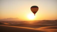 sunrise hot air balloon dubai