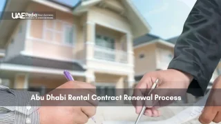 Signing documents in front of a residential villa