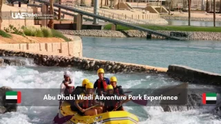 Group rafting at Wadi Adventure Park Abu Dhabi