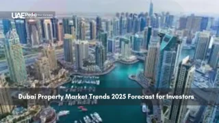 Aerial view of Dubai Marina skyline and harbor