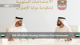 UAE leaders discussing affordable housing strategies