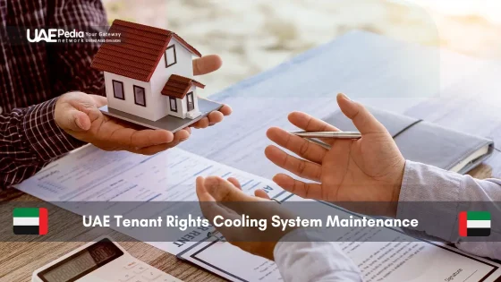Landlord and tenant discussing property terms and cooling rights