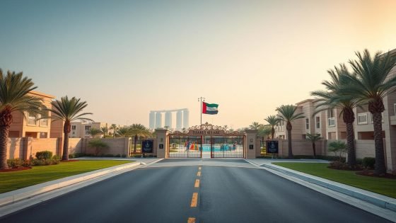 abu dhabi residential compounds security