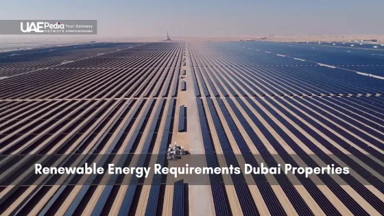 Rows of solar panels stretching across desert terrain at Dubai’s Mohammed bin Rashid Solar Park.