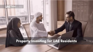 Business meeting in UAE for property investment discussion.